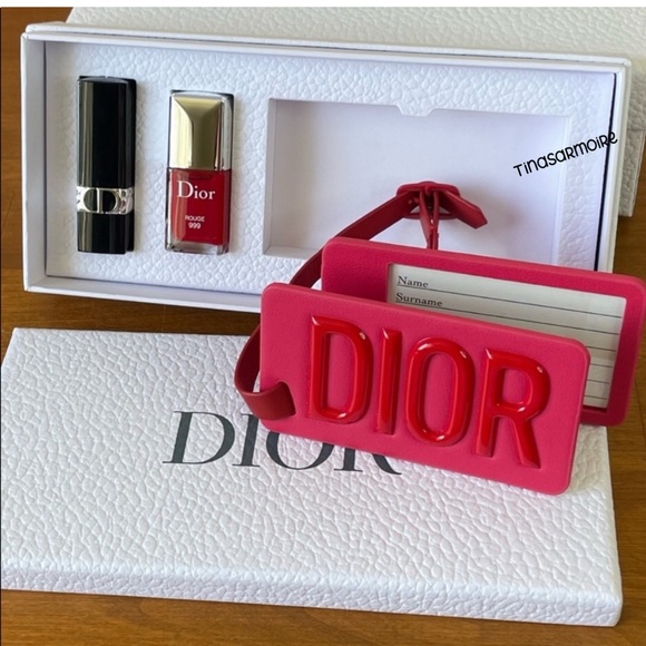 Dior Other - Dior Luggage Tag Gift Set